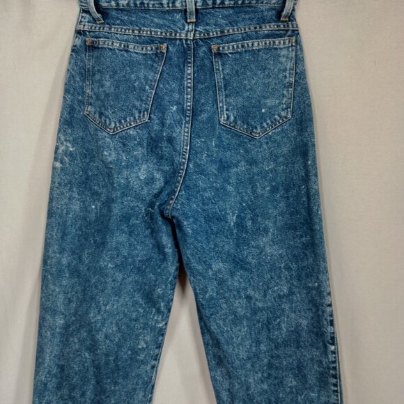 Vintage Sasson Acid Wash Jeans Women 14 Blue Stone Washed High Waist Mom 80s 90s - Picture 5 of 16